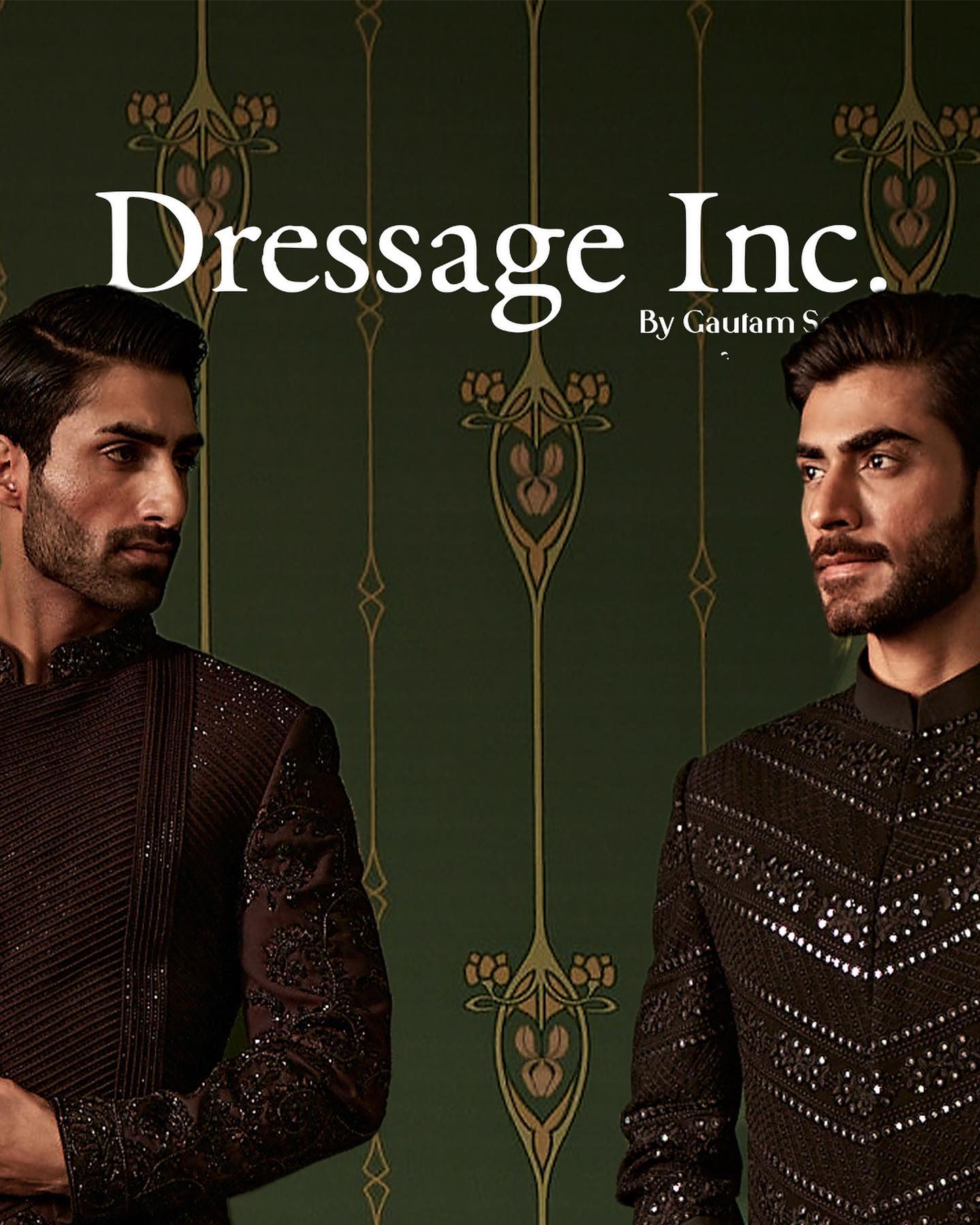 Dressage Inc. by Gautam Sood — couture sherwanis photographed against heritage interiors