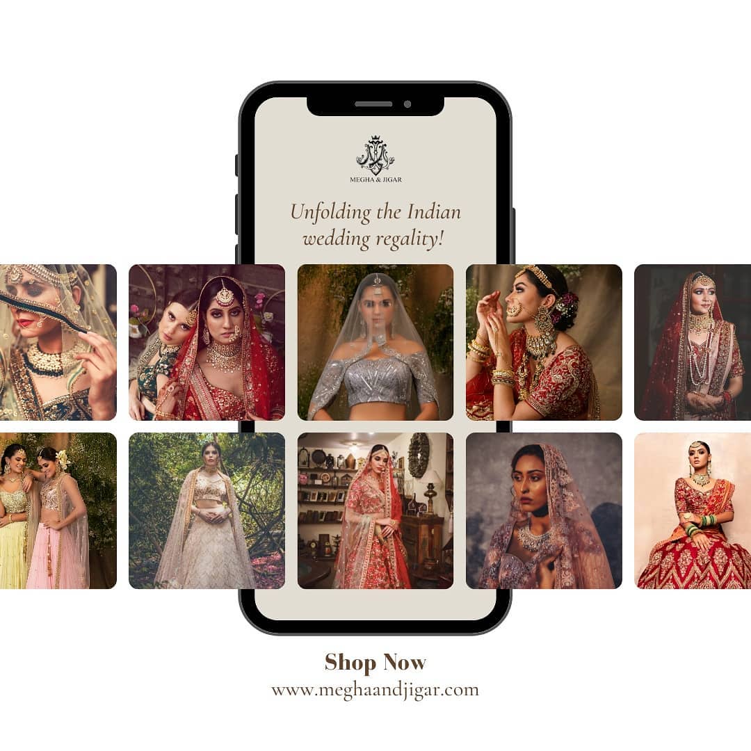 Megha & Jigar social media post