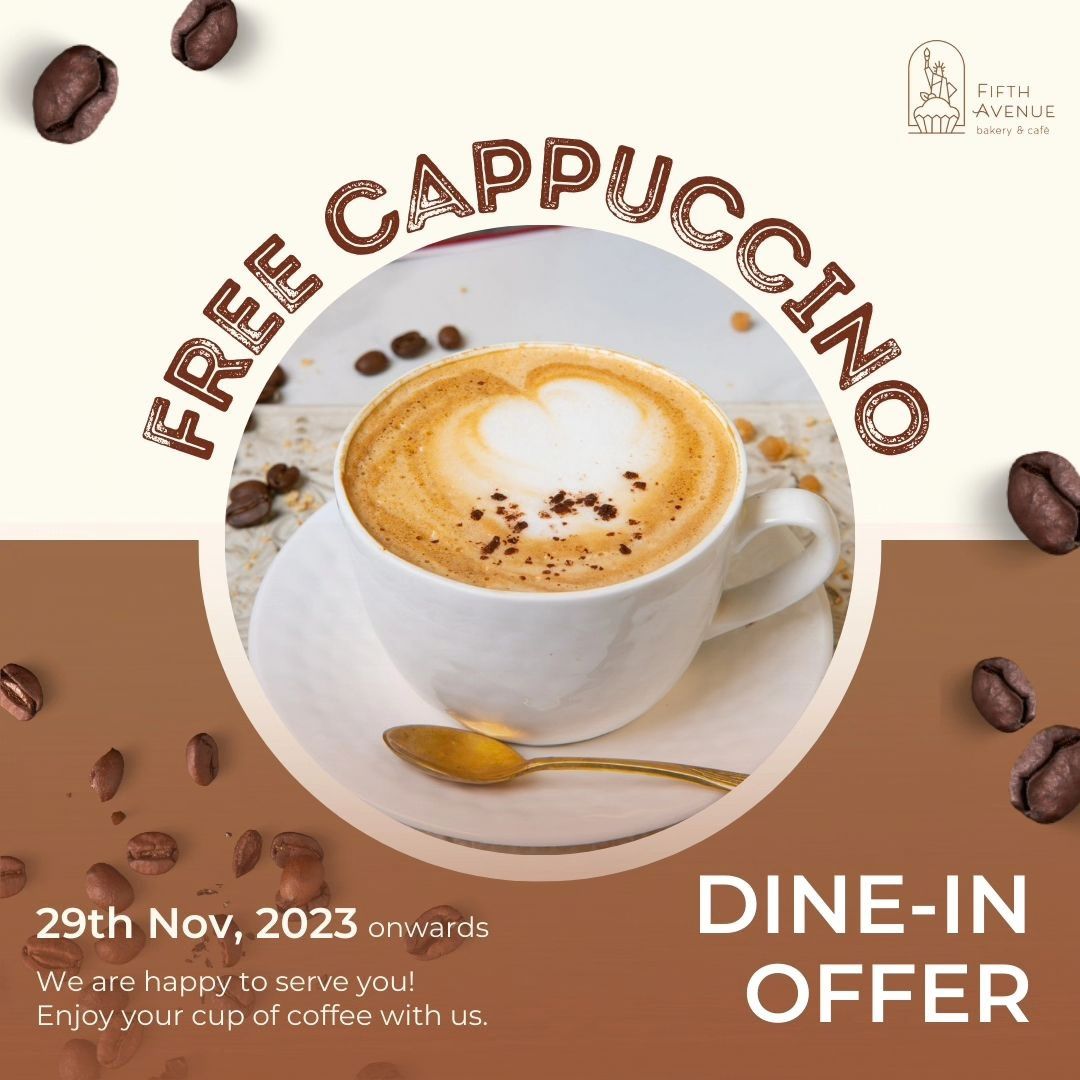 Fifth Avenue Cafe social media post