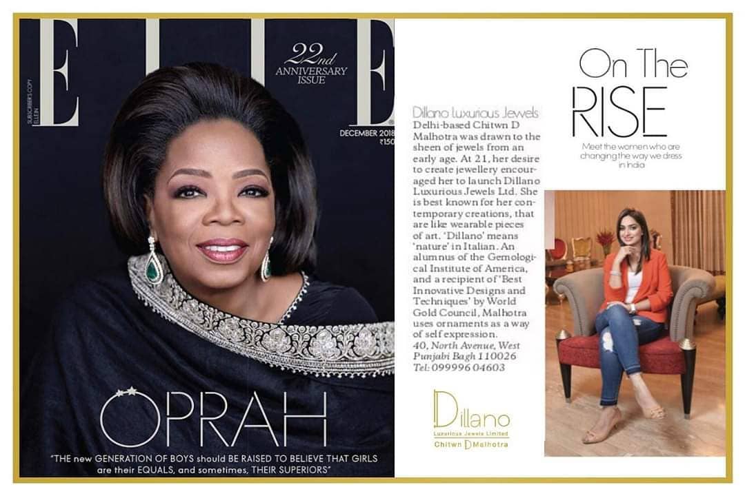 Elle magazine feature