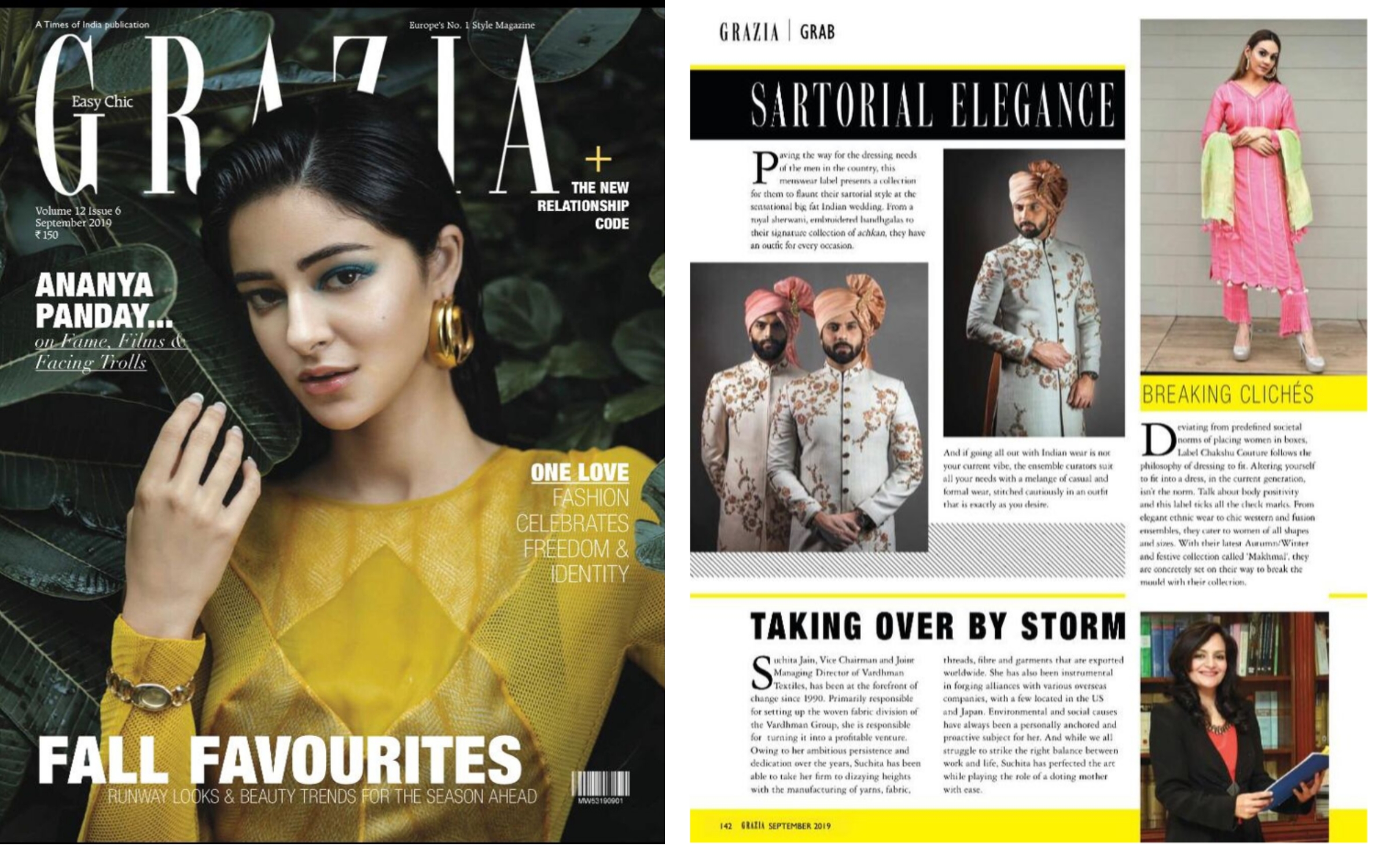 Grazia magazine feature