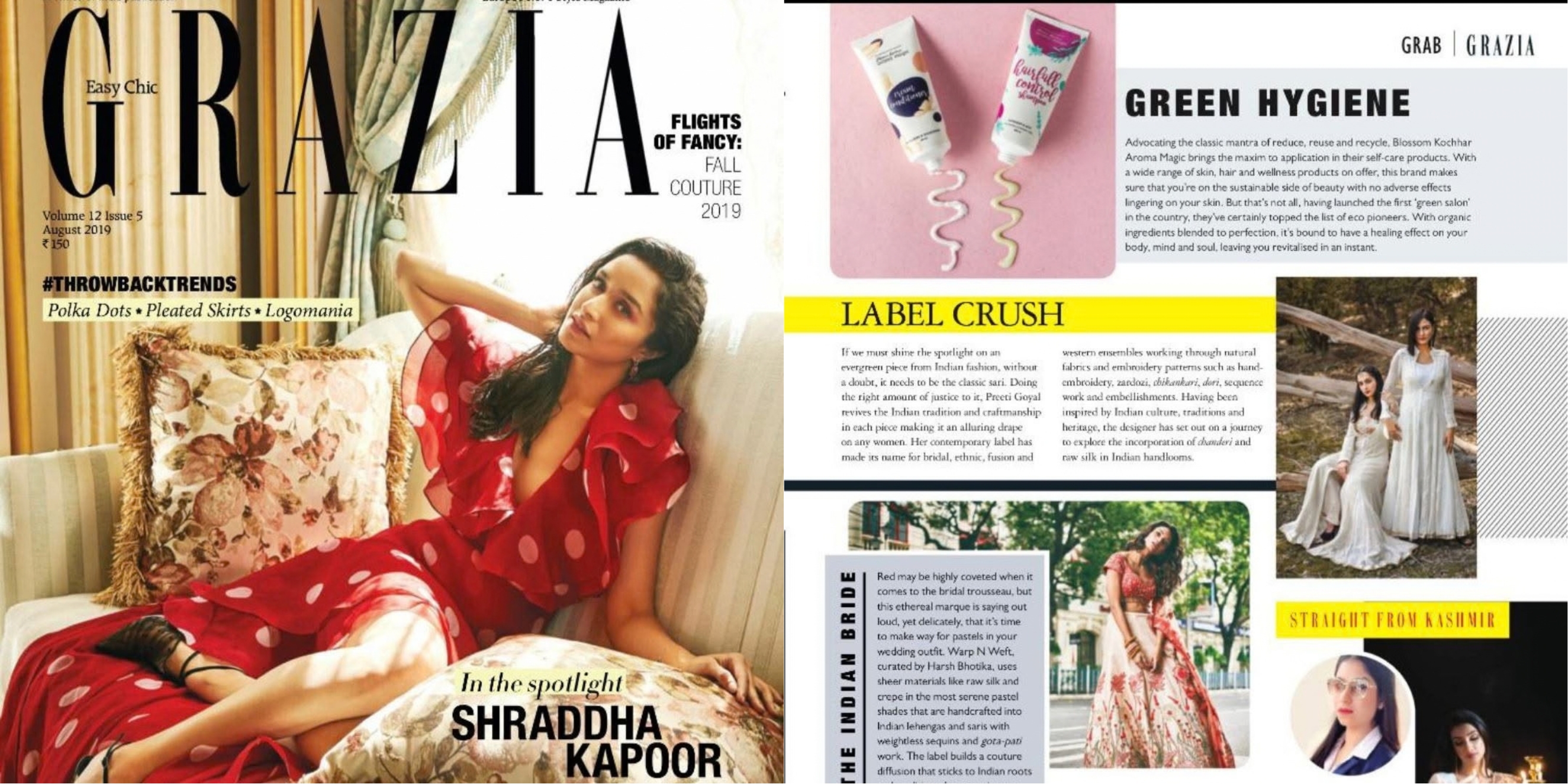 Grazia magazine feature