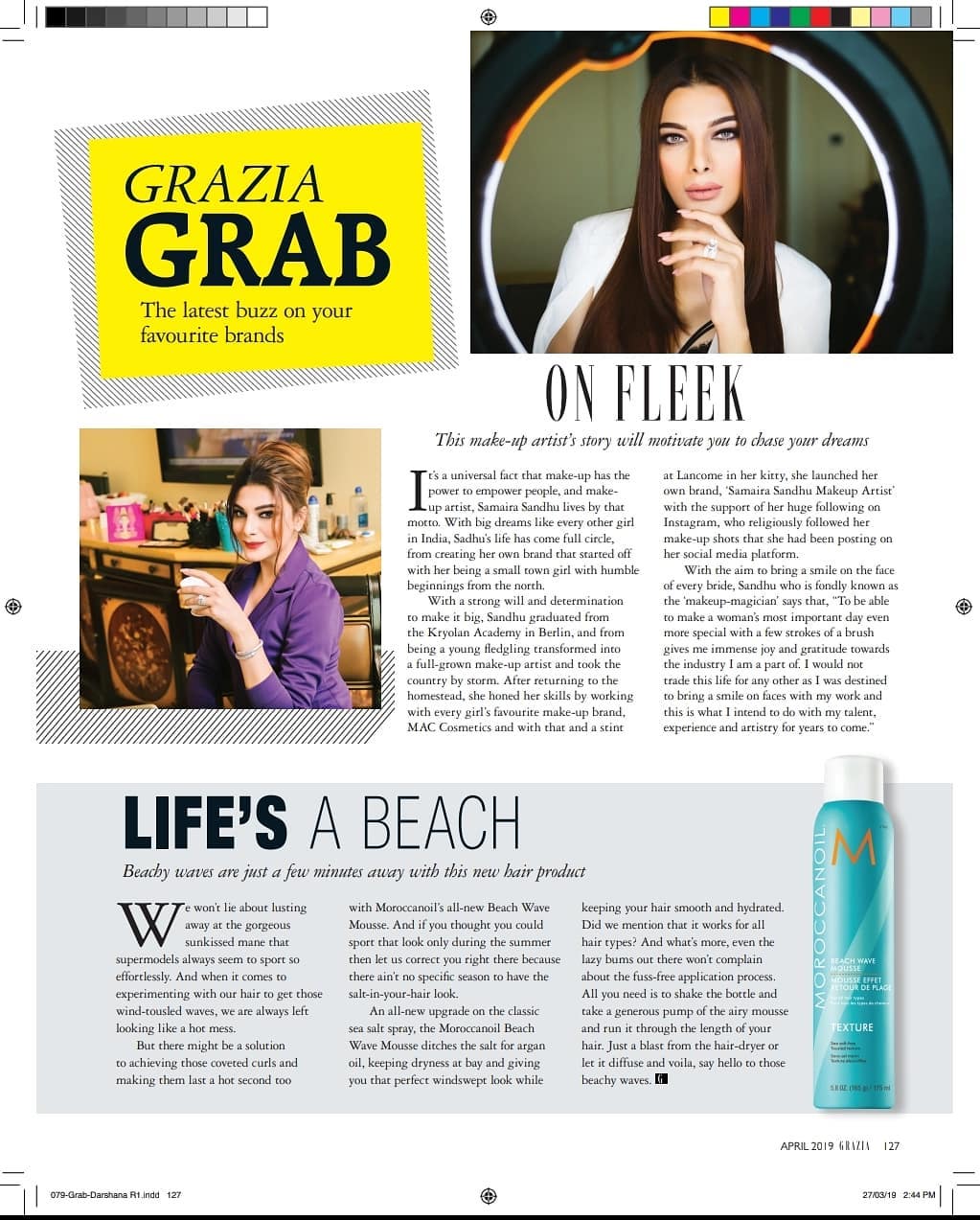 Grazia magazine feature