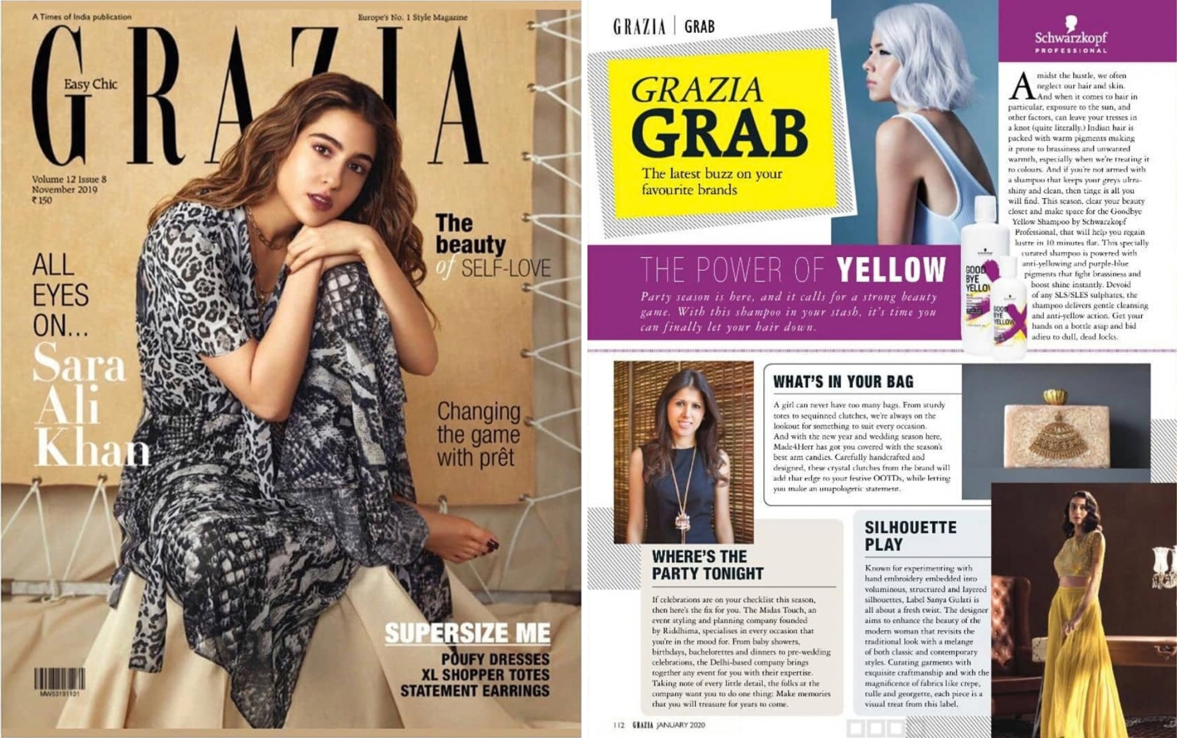 Grazia magazine feature