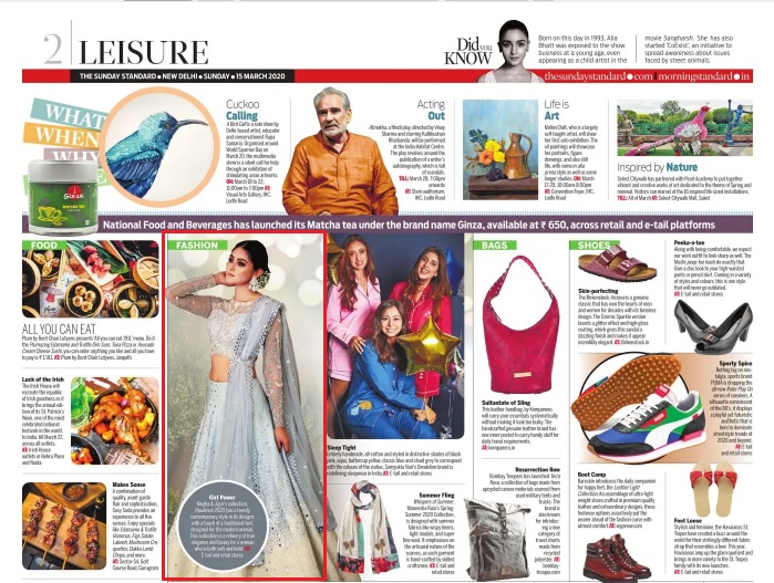 The Sunday Standard media placement