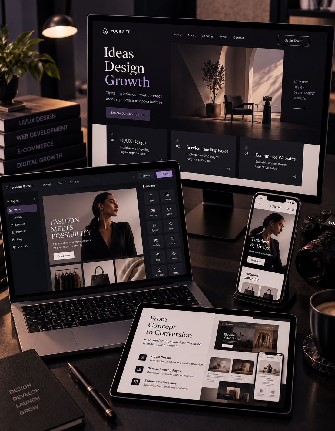 Website Design & Development work by Try Slay Social