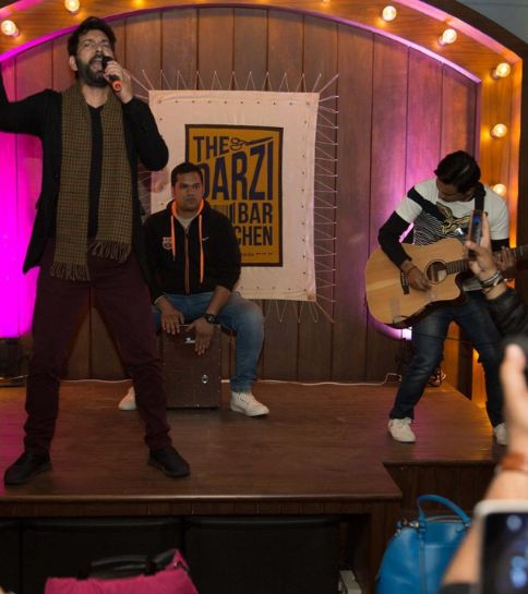 Live performance at The Darzi Bar & Kitchen launch